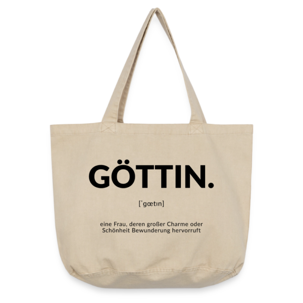 Göttin Vintage-Washed Shopper