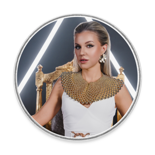 Kleopatra Runder Kühlschrankmagnet