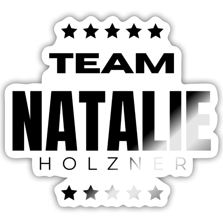 Team Natalie Holzner Sticker