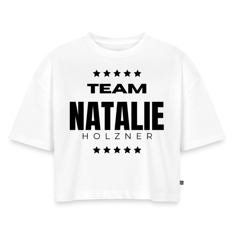 Team Natalie Holzner Frauen Bio Cropped T-Shirt