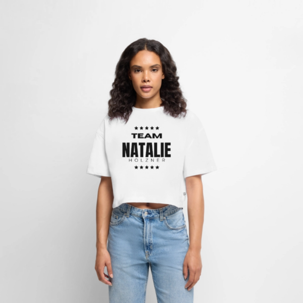 Team Natalie Holzner Frauen Bio Cropped T-Shirt