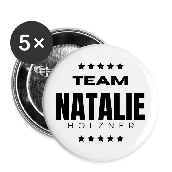 Buttons Team Natalie Holzner (5er Pack) Team Natalie Holzner