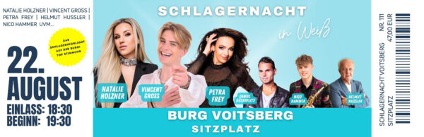 Schlagernacht in Weiß – Voitsberg 2026