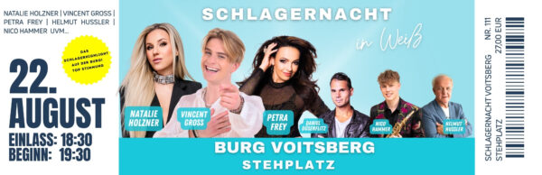 Schlagernacht in Weiß – Voitsberg 2026