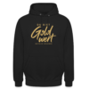 Hoodie „Du bist Gold wert“ – Schwarz